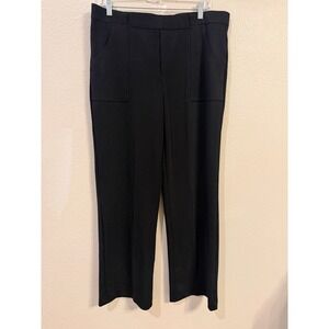 Haver + Blair London Black Straight Leg Pocket Trousers TW25753BCHU Womens Large